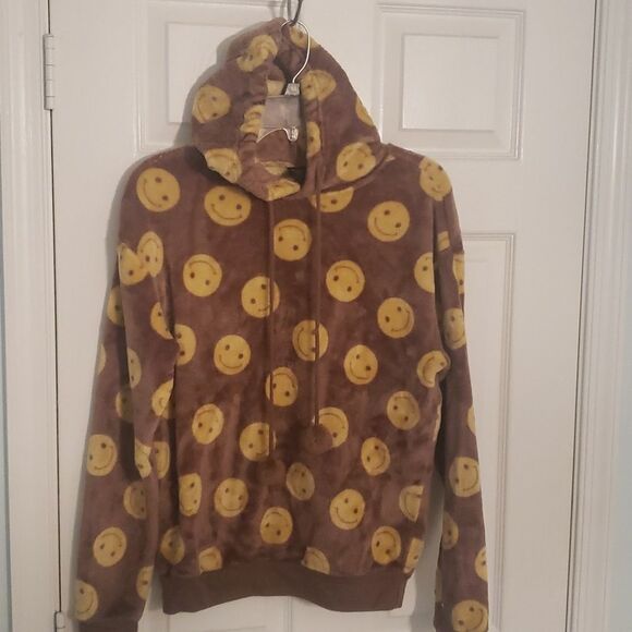 Juniors size small hoodie smiley face - Picture 1 of 6